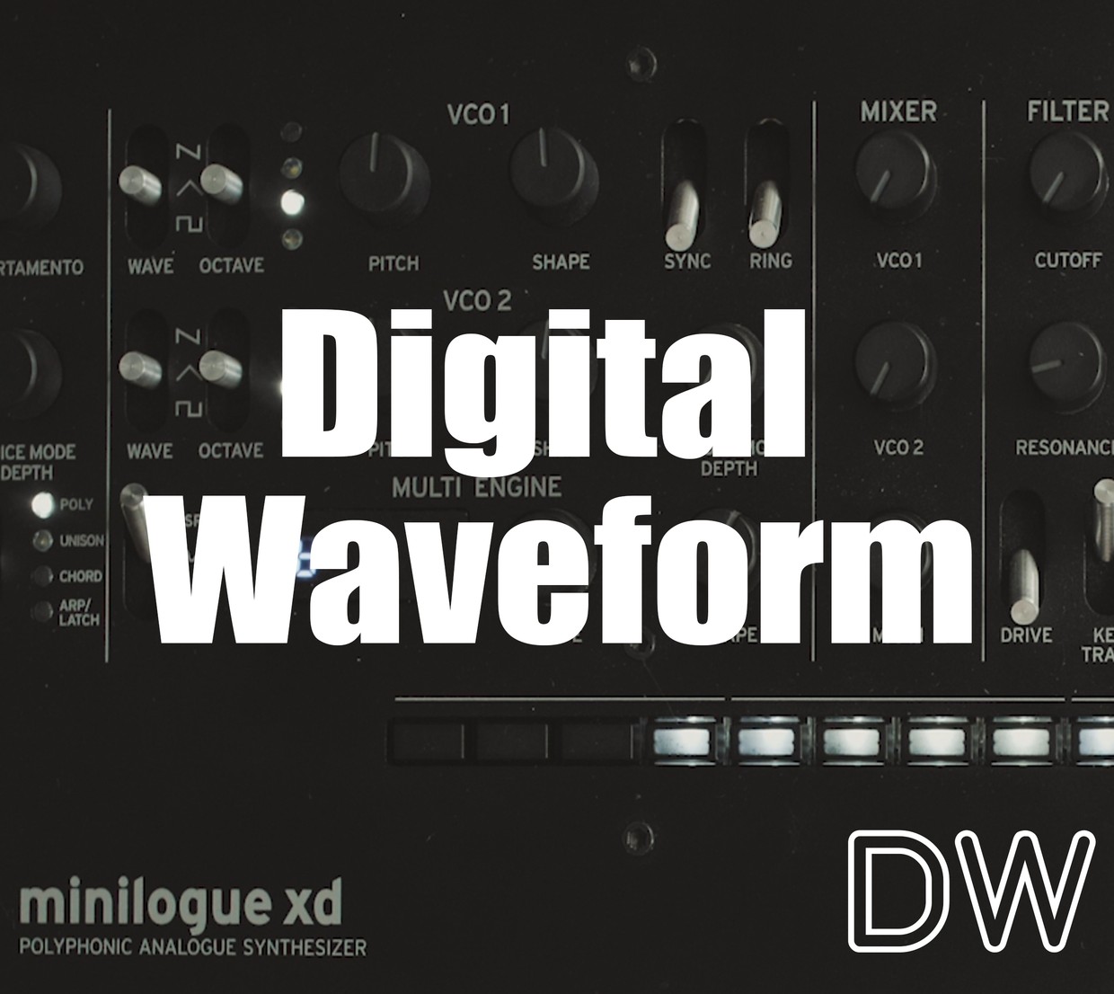 DIGITAL WAVEFORM User Oscillator for Minilogue XD, Pro SOUND MANGLING