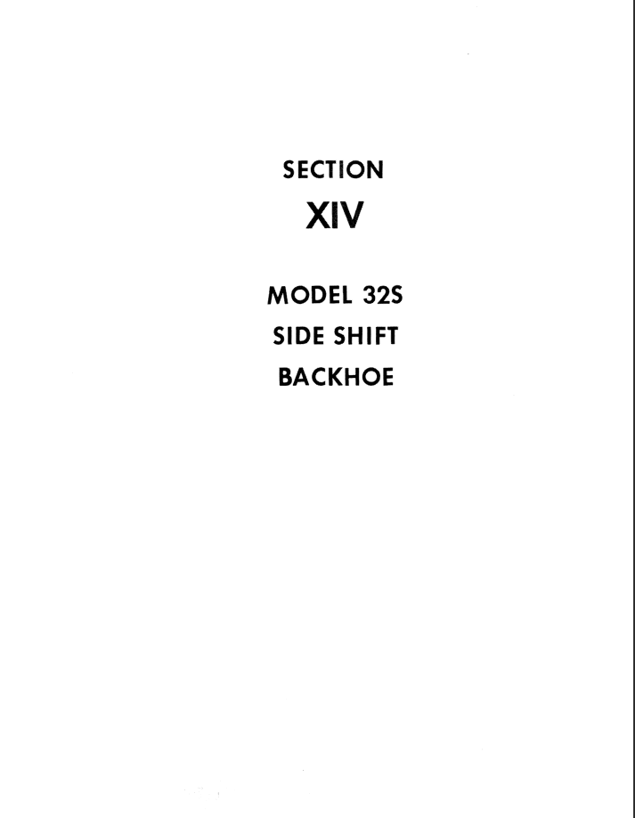 JI Case 32S Side Shift Backhoe Loader Service Manual S MYServiceManuals