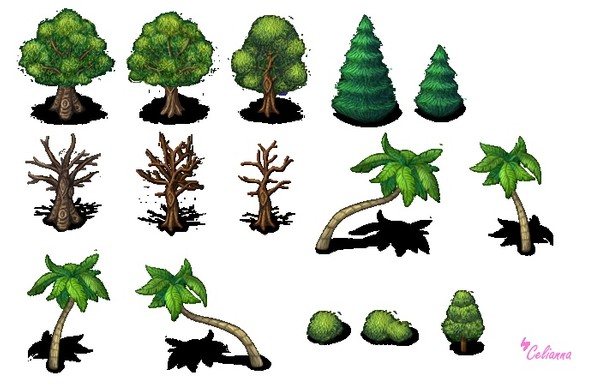 Celianna's Parallax Tiles "Trees 2"