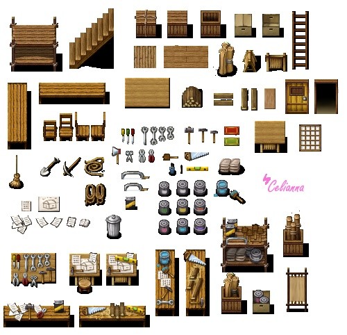 Celianna's Parallax Tiles "Carpentry Tiles"