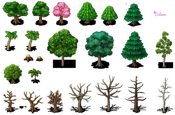 Celianna's Parallax Tiles "Trees 1"