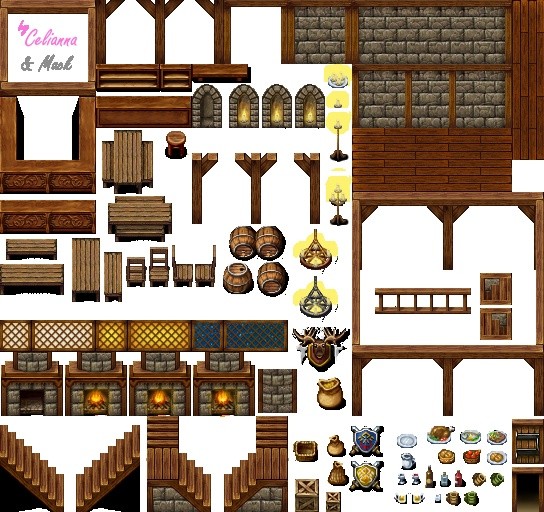 Celianna's Parallax Tiles "Tavern Tiles" 