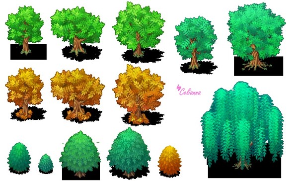 Celianna's Parallax Tiles "Trees 3"