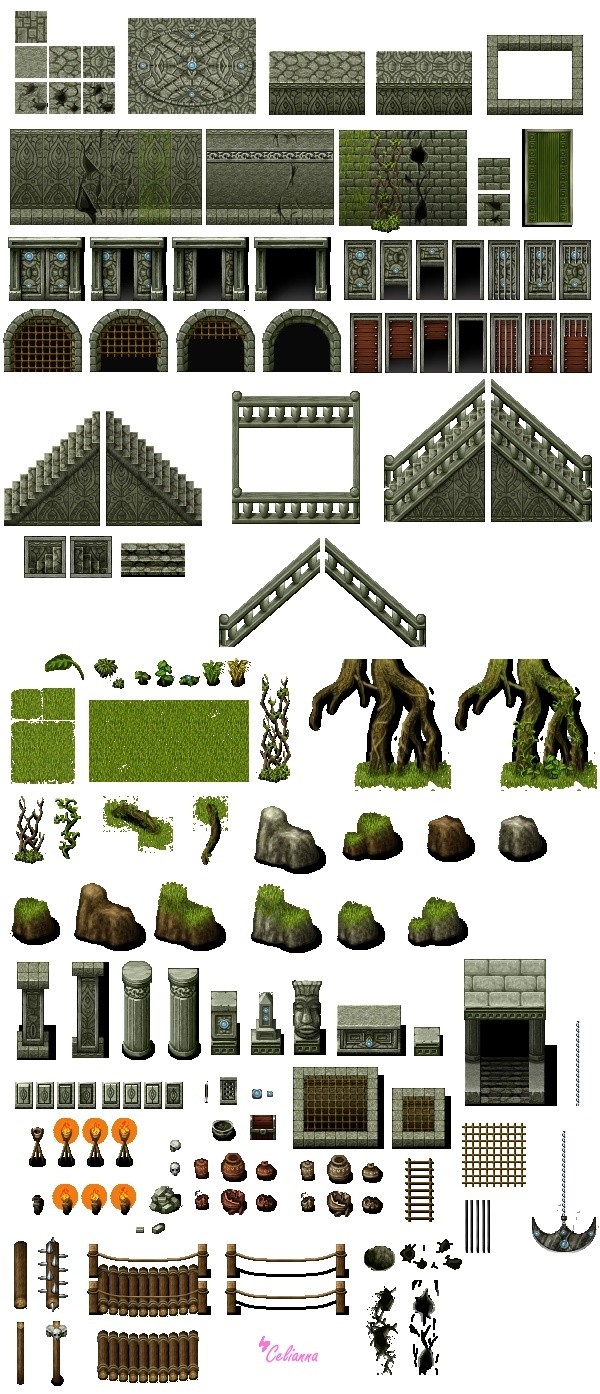 Celianna's Parallax Tiles "Temple Tiles" 