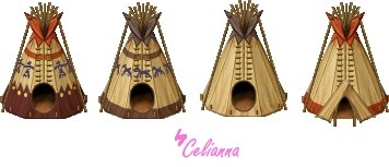 Celianna's Parallax Tiles "Tipis" 