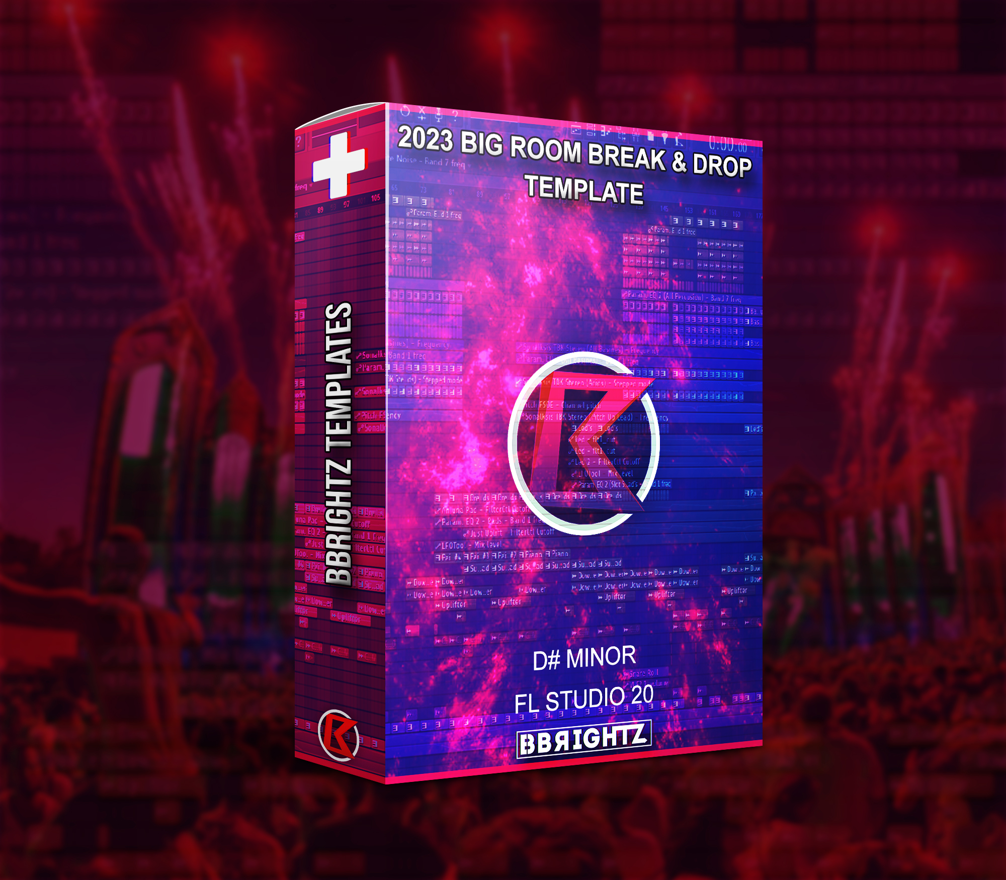 Big Room Drop Template FL Studio 20 132BPM Key G BBrightzMusic