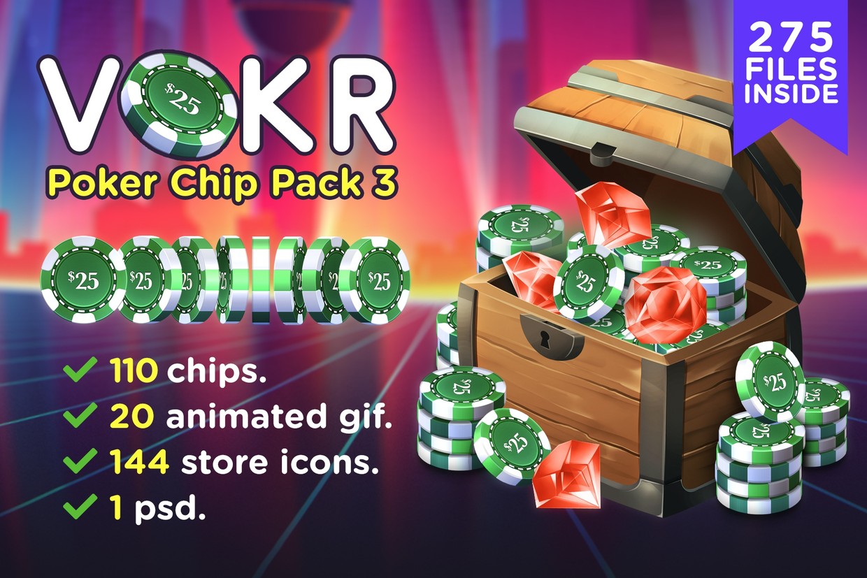 VOKR - Poker Chip Pack 3