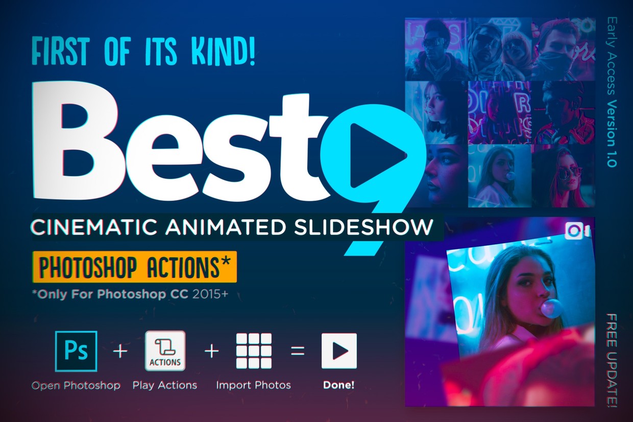 BEST9 Cinematic Photoshop Slideshow