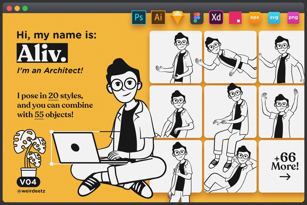 Character Set V04 Aliv