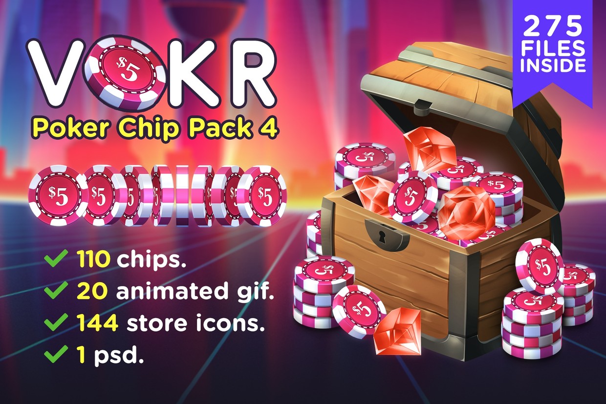 VOKR - Poker Chip Pack 4