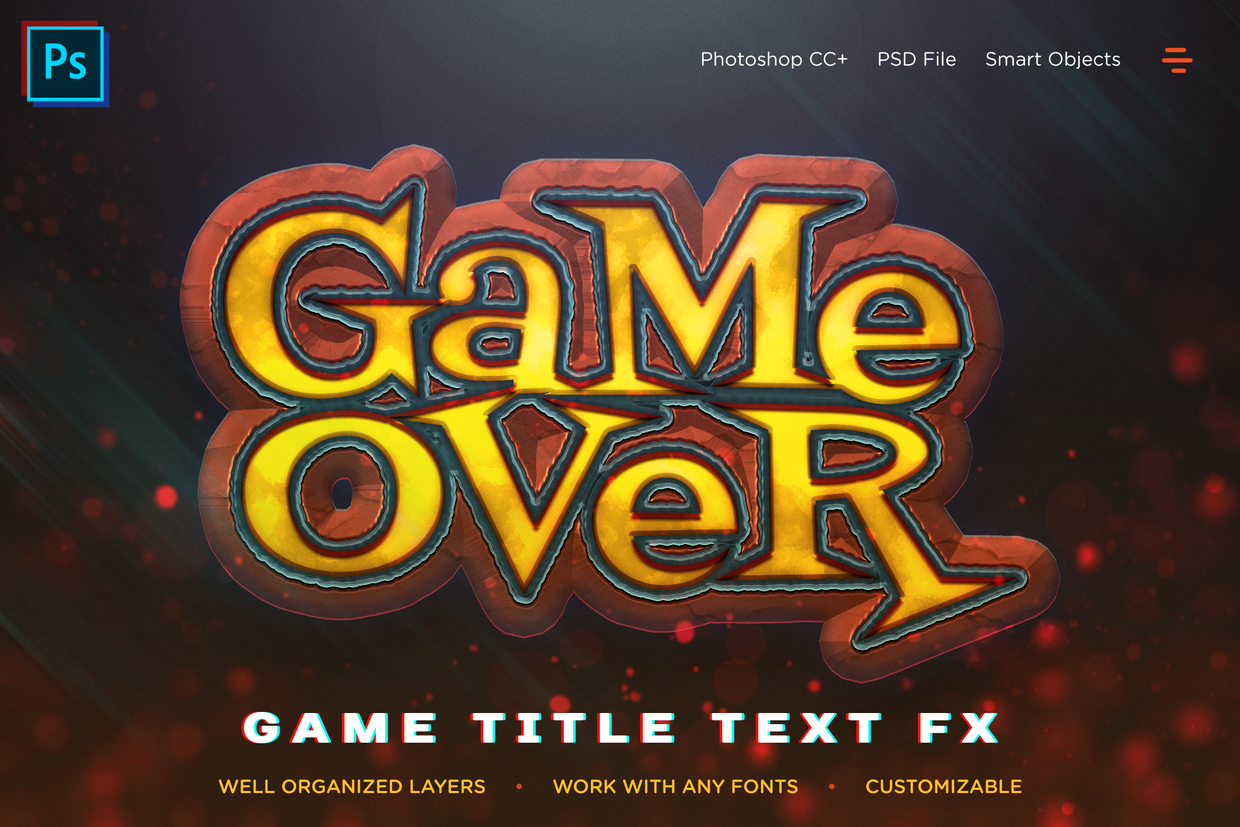 Fantasy Game Title Text Effect