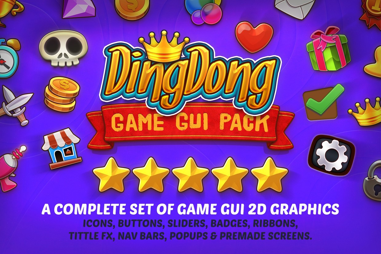 DingDong Game GUI Pack