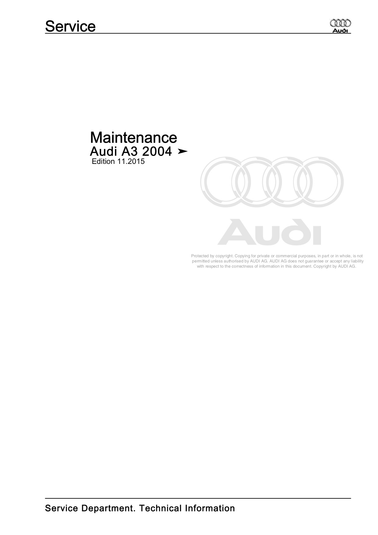 Audi Service Manuals CarDoXX
