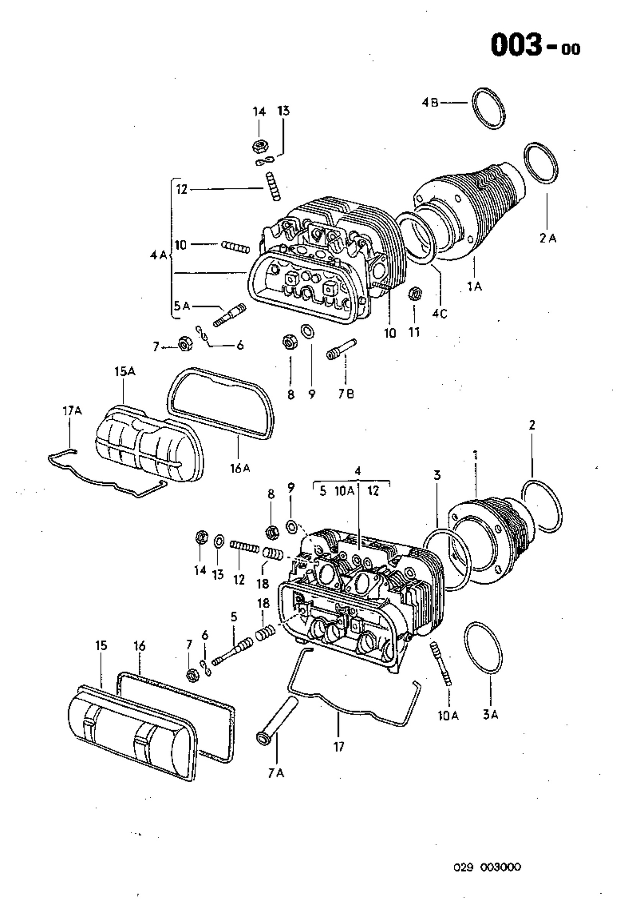 Exploded View Volkswagen Type II / Transportter T2 197 CarDoXX