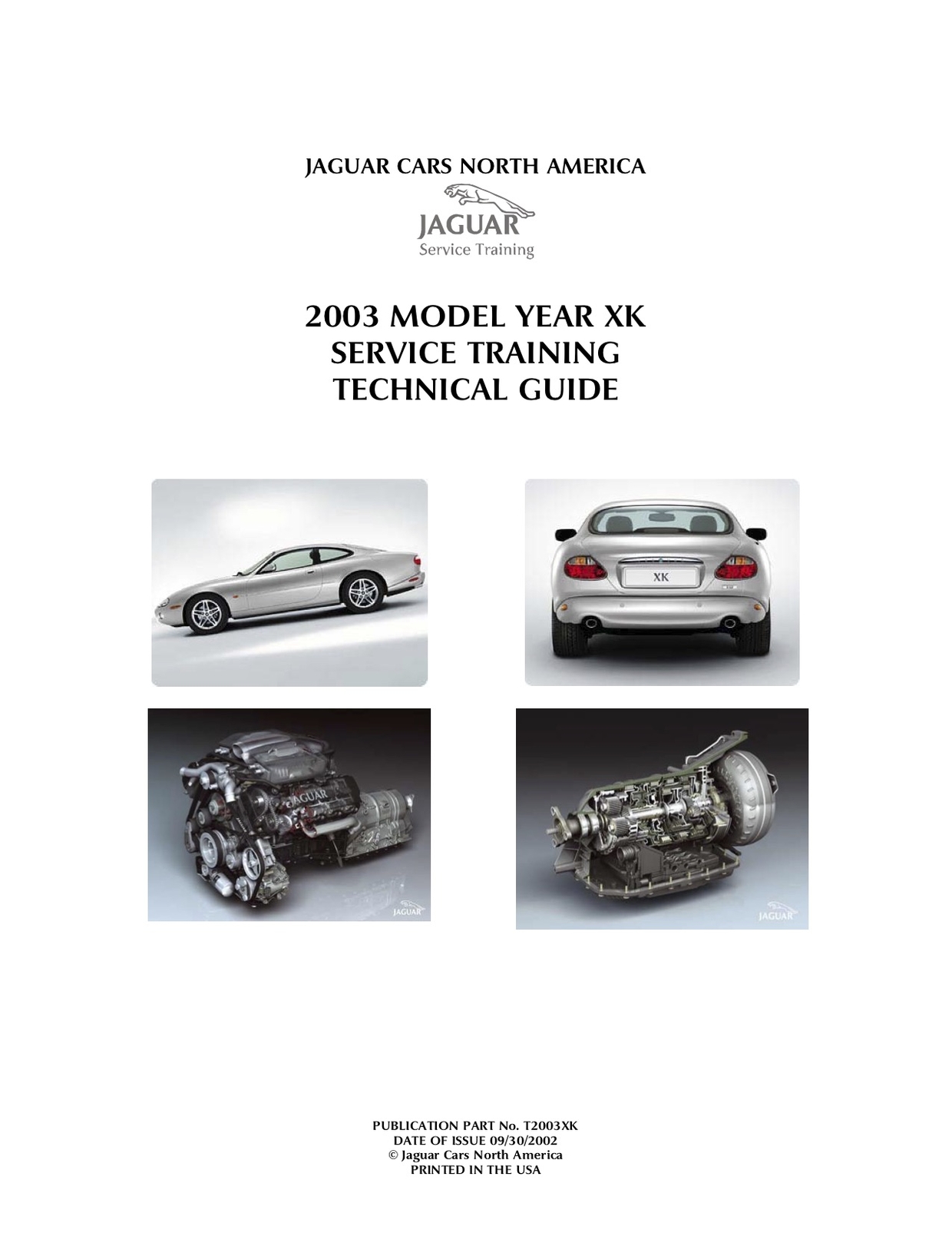 Technical Guide Jaguar XK X100 2003 English CarDoXX