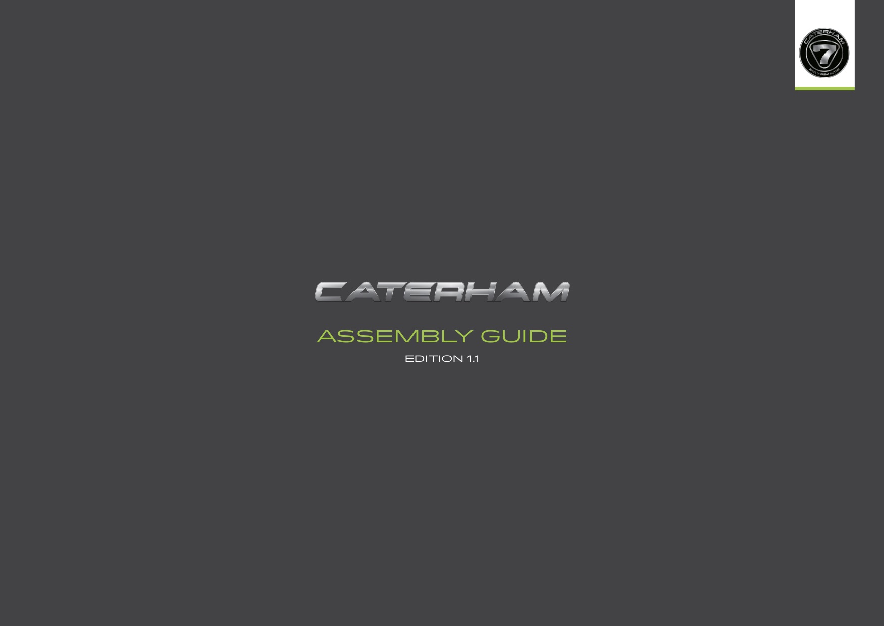 Caterham Service Manuals CarDoXX