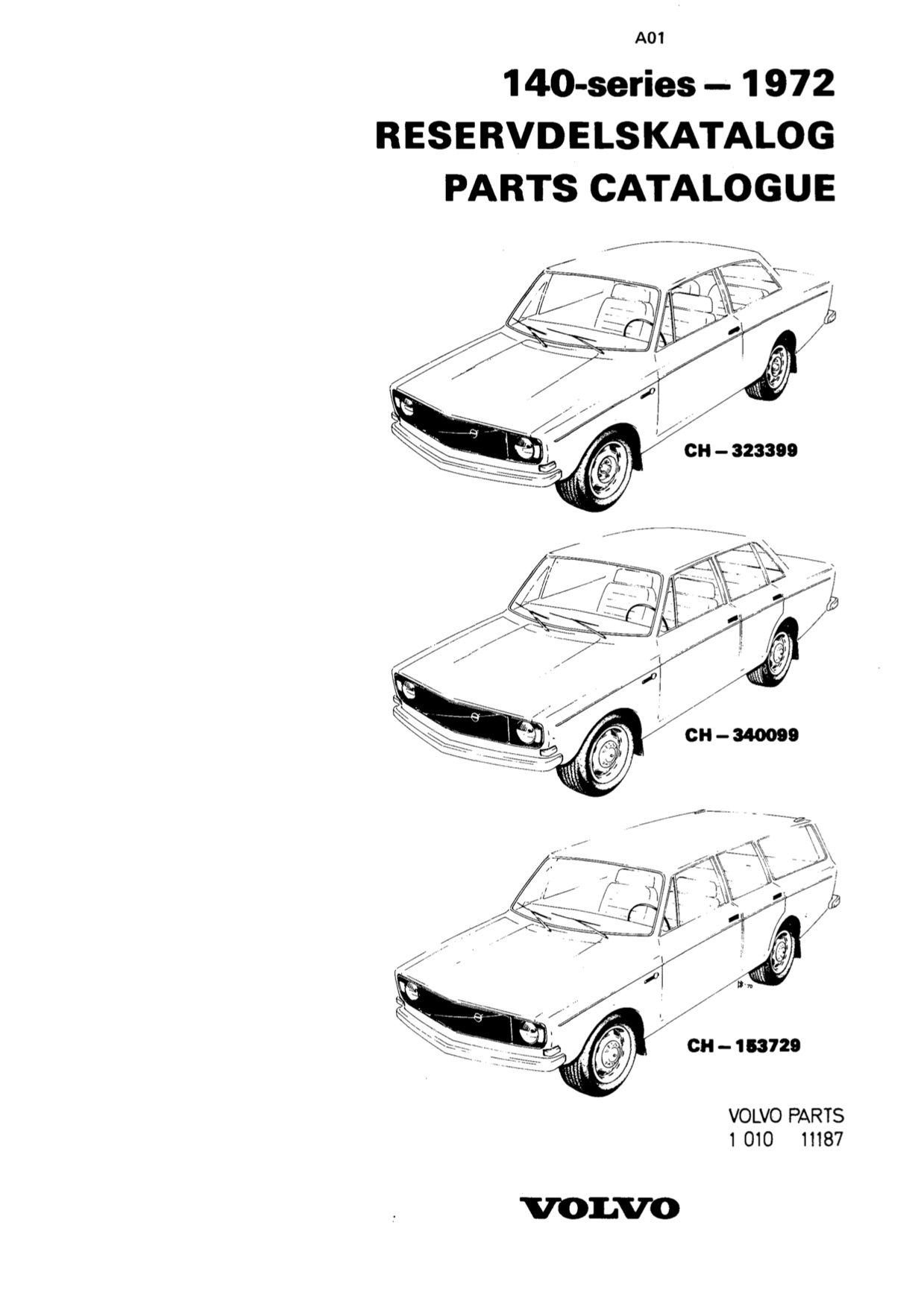 Parts Catalogue Volvo 140 19671972 CarDoXX