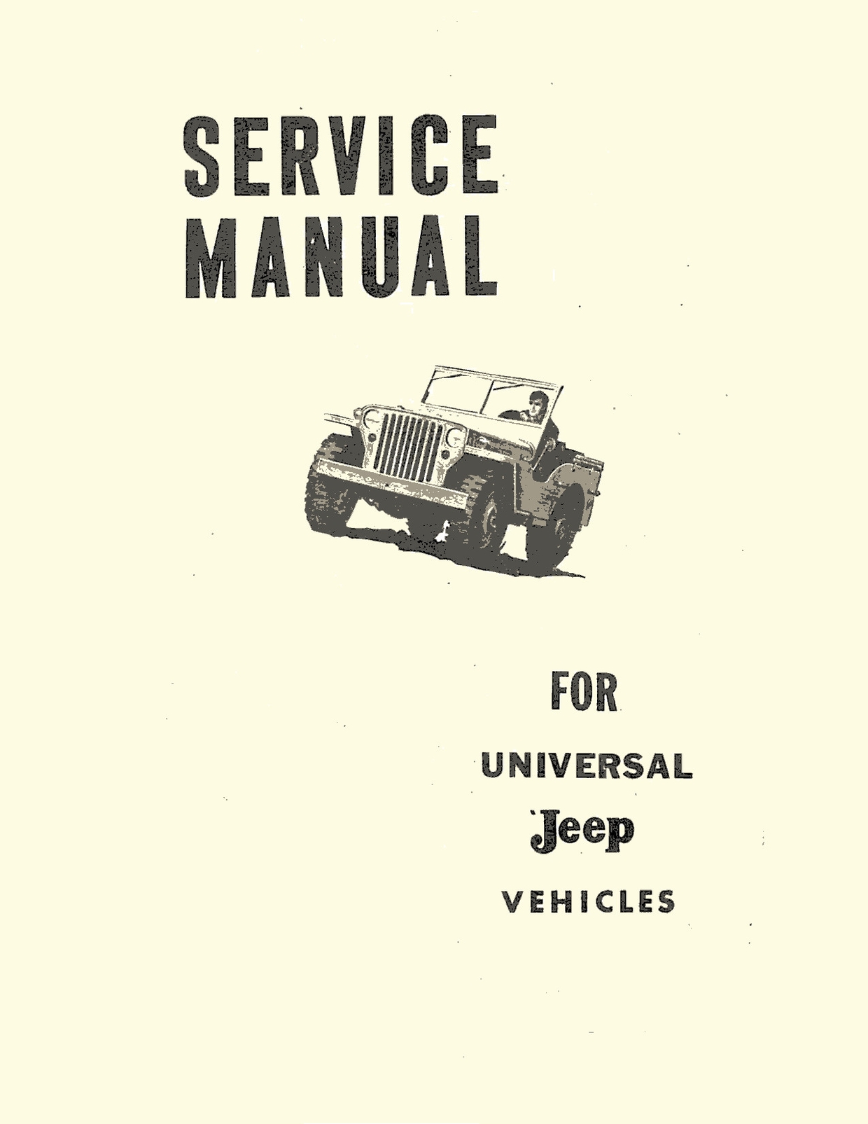 Service Manual Jeep CJ5 1965 English CarDoXX