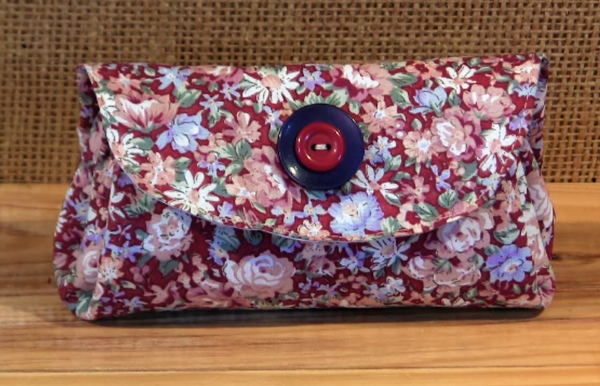 Fiche courte et gabarit pour la petite pochette à soufflets