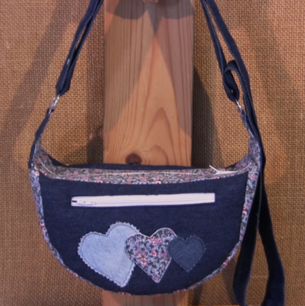 Fiche renseignements et 6 gabarits pour sac jean appliqués, gousset, anse & bandoulière