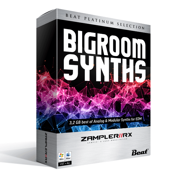 BIG ROOM SYNTHS - 3.2 GB Best-Of for Techno, Trance and EDM
