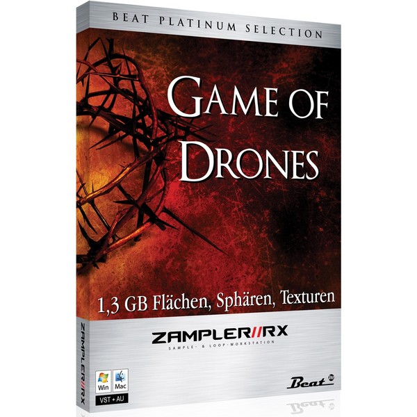 GAME OF DRONES – Sound bank for Zampler//RX workstation (Win/OSX plugin included)