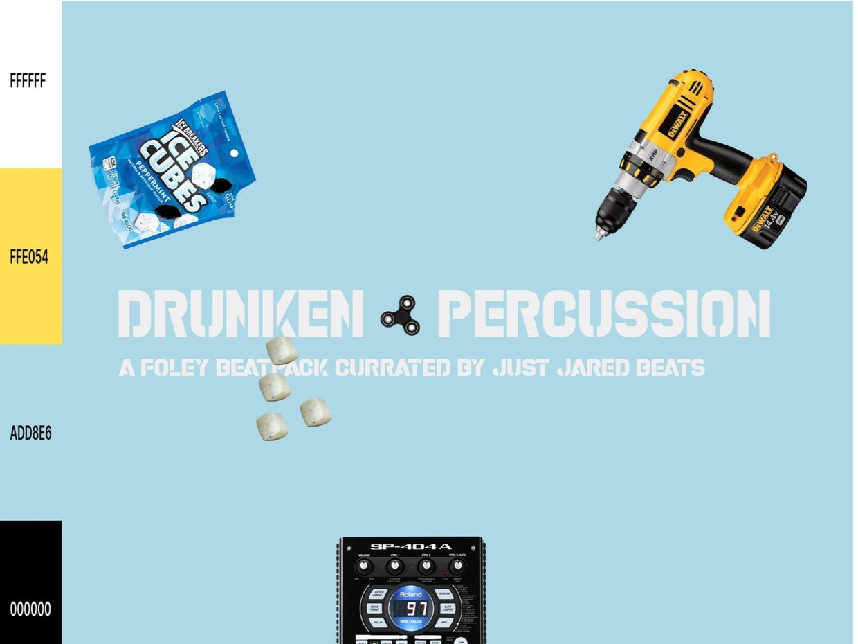 Drunken Percussion Foley Loops Just Jared Beats