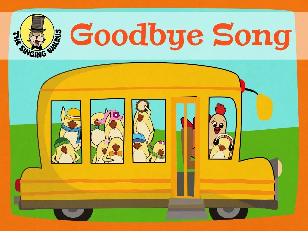 Goodbye Song video (mp4) - The Singing Walrus