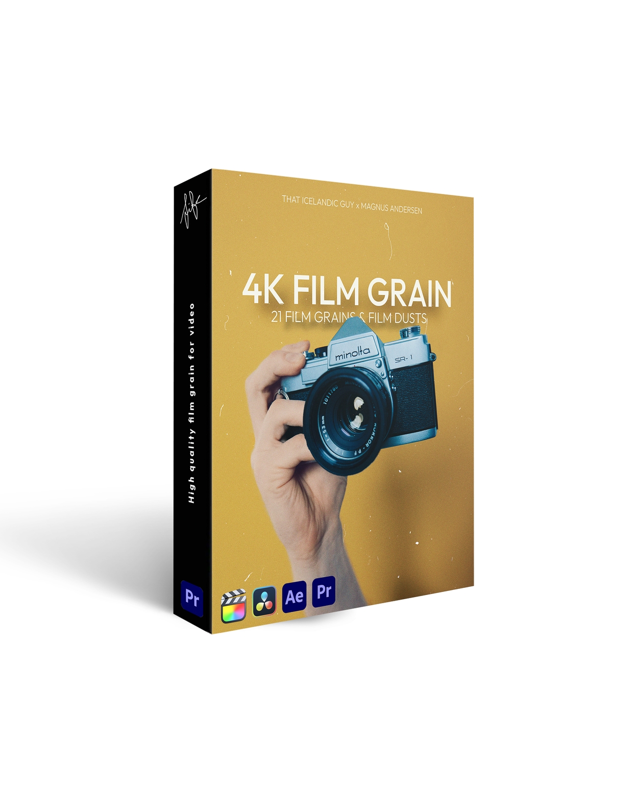 High Quality Film Grain & Dusts 4K THAT ICELANDIC GUY.