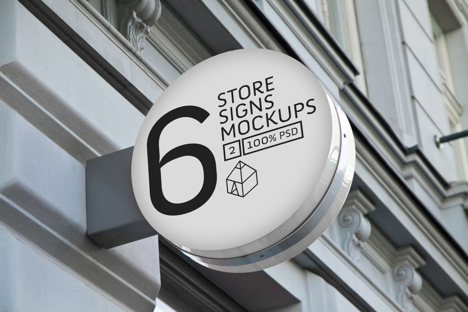 Store Sign MockUps Graphic Shelter