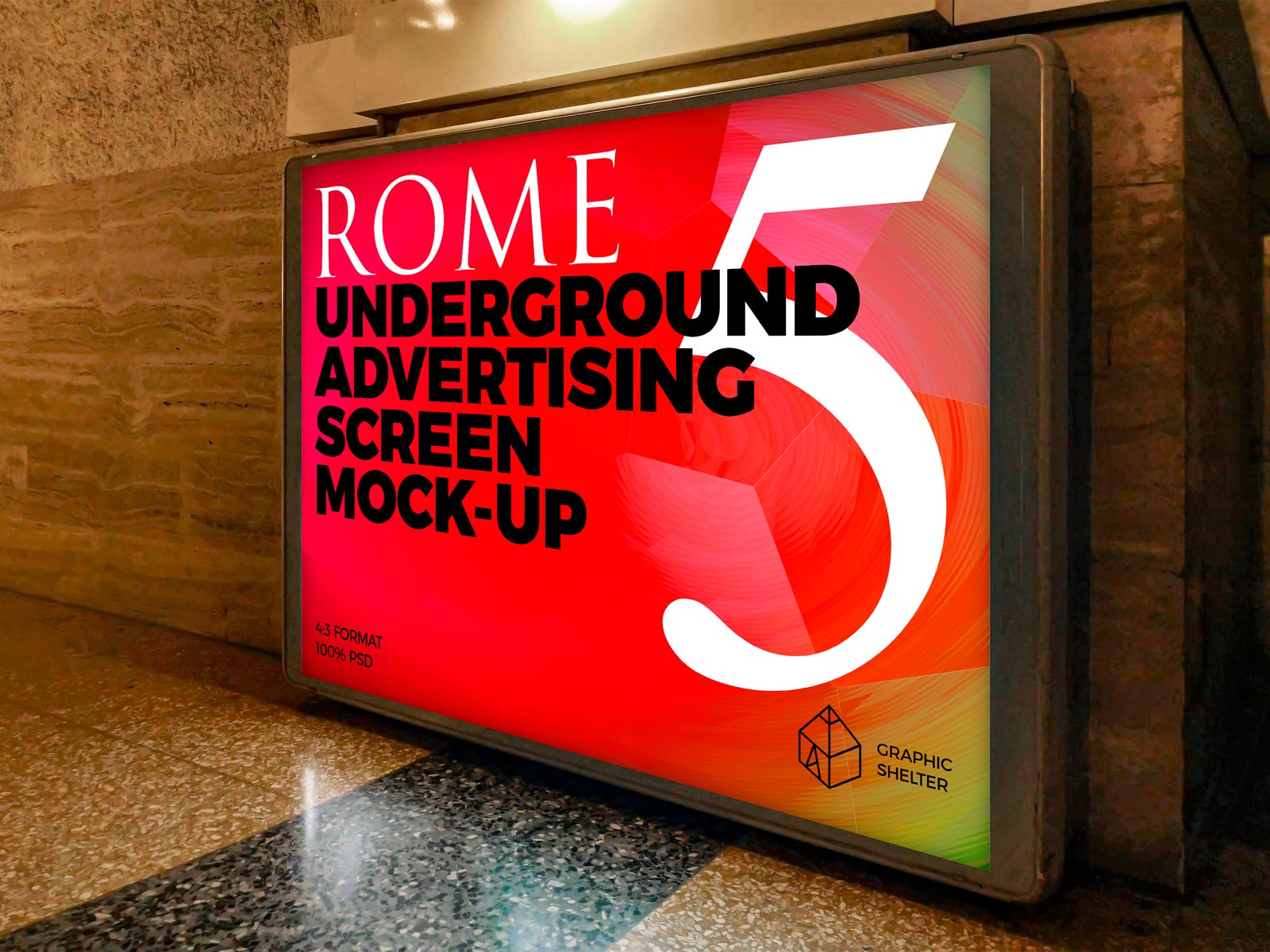 Airport Ad Screen Mock-Ups 2 - Graphic Shelter