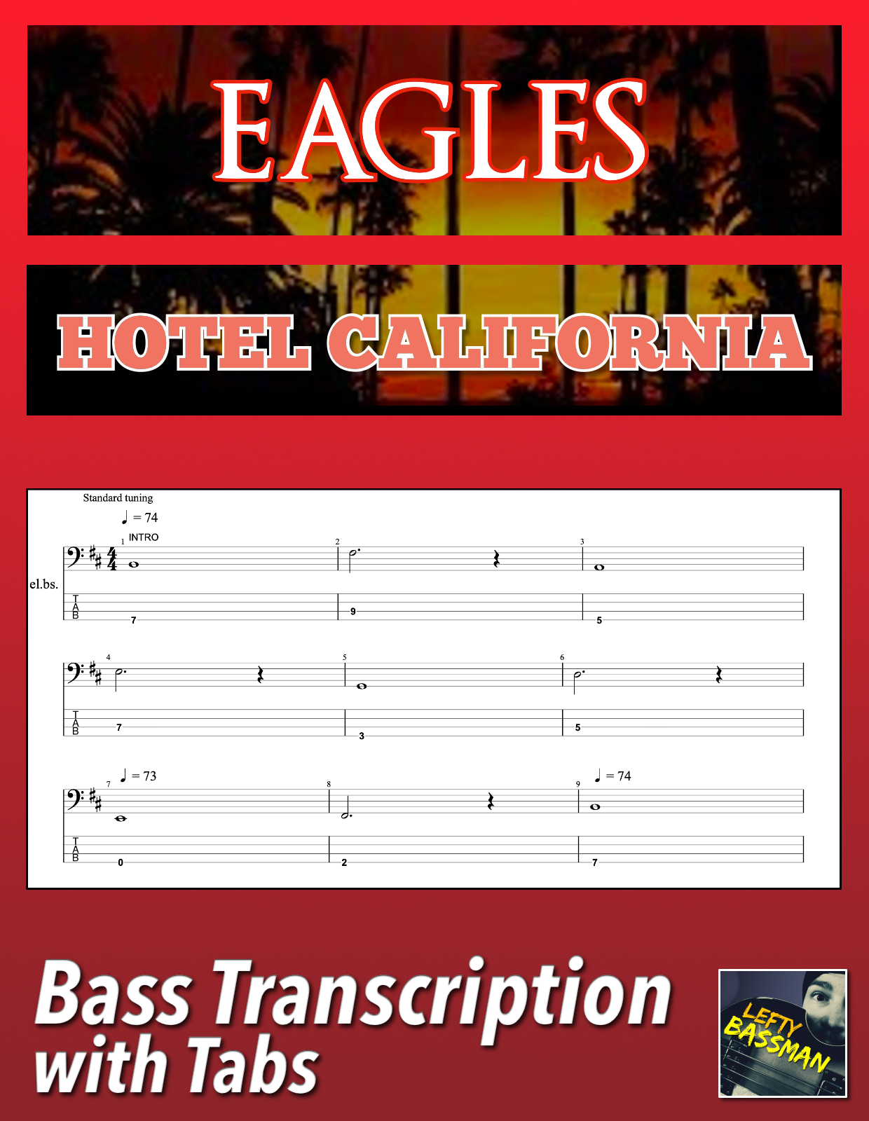 the eagles hotel california bass