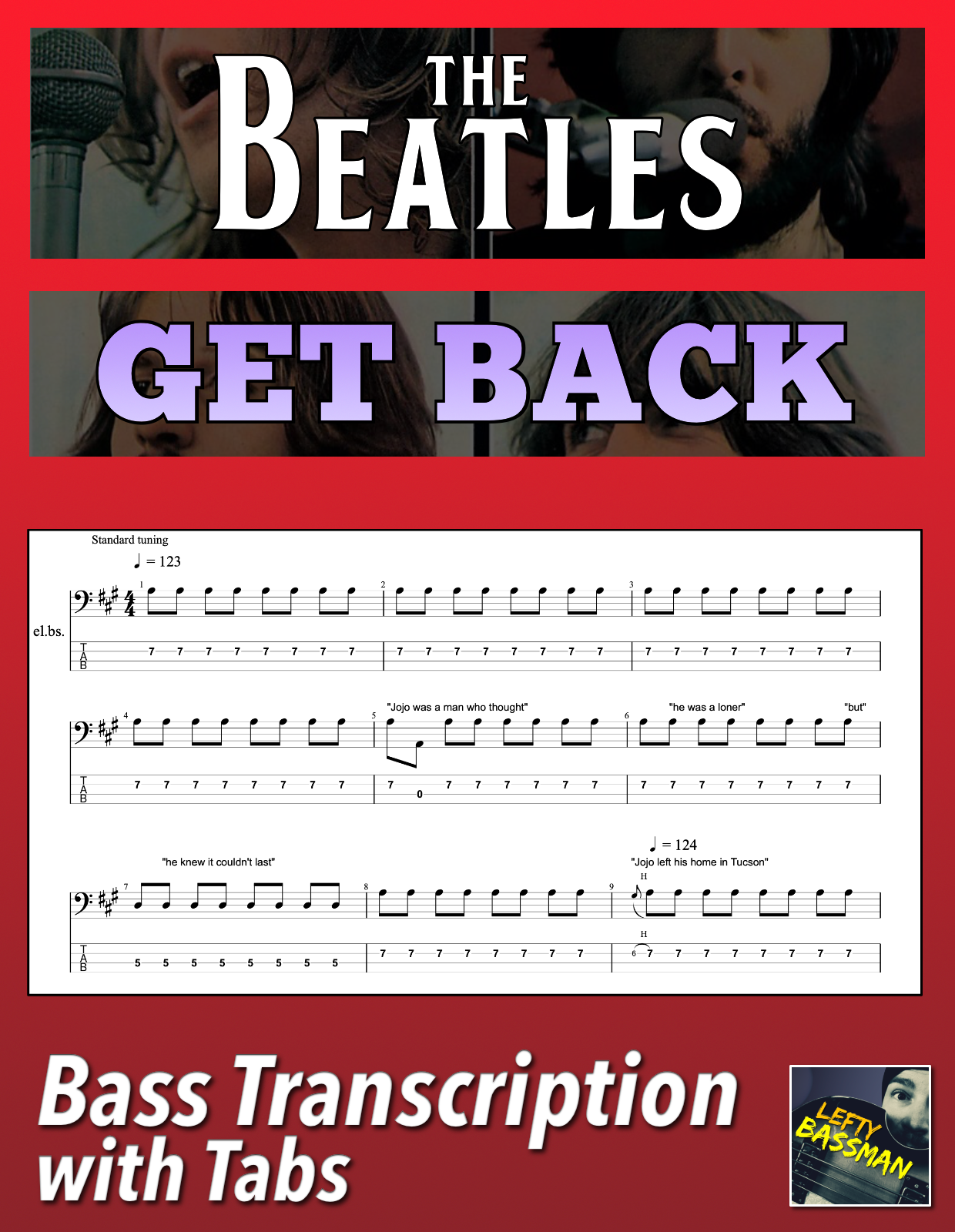 Duran Duran - Notorious // Bass Transcription with Tab - Lefty Bassman