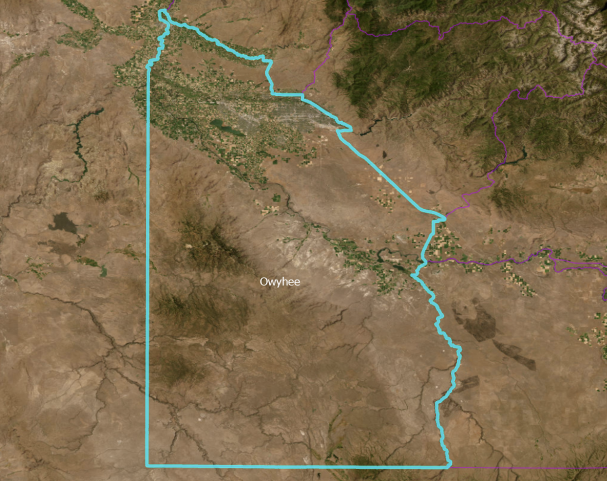 ID Owyhee ZoneGame Focal Areas GameChanger Maps