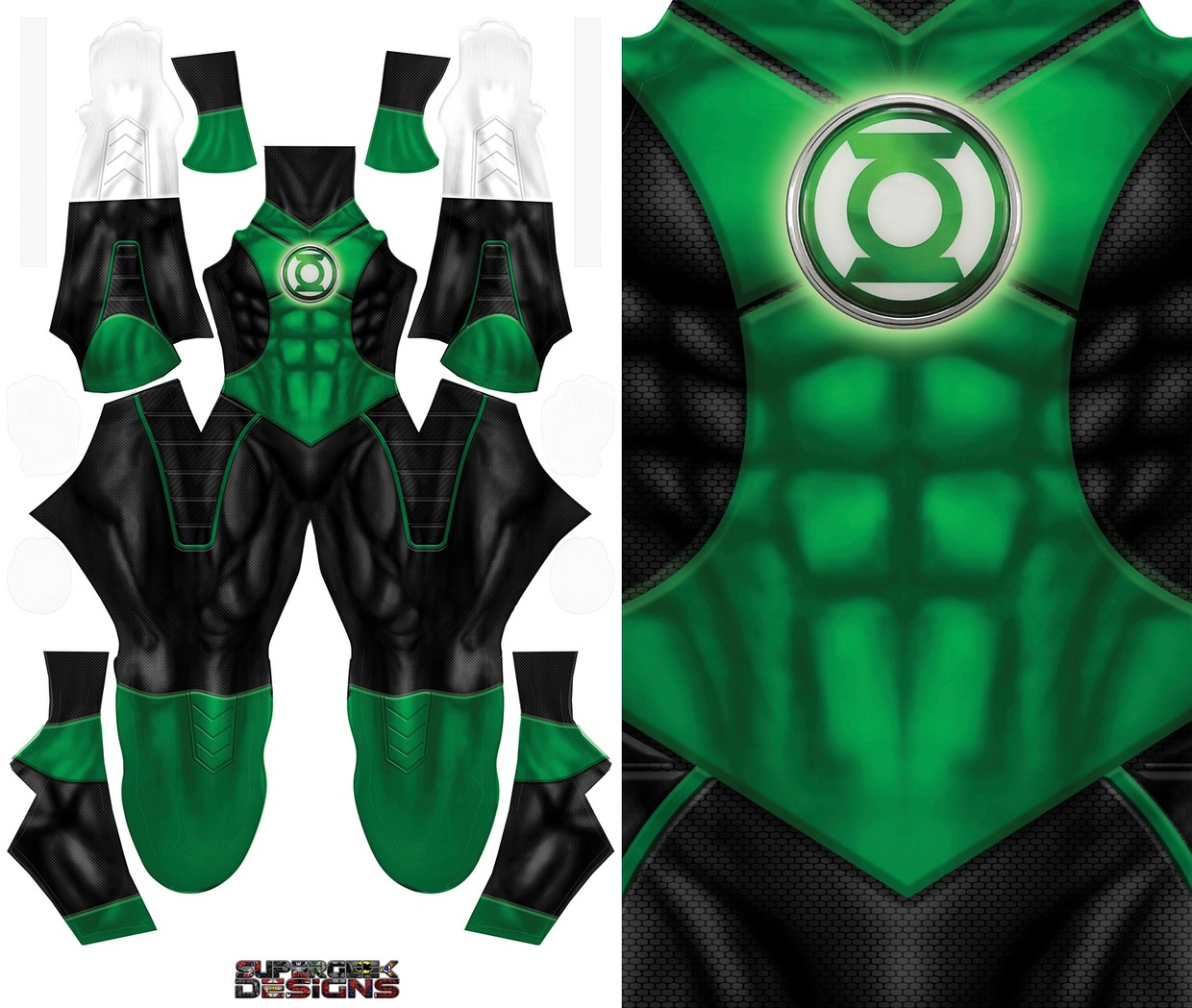 GREEN LANTERN (NEW) pattern file - SUPERGEEK DESIGNS