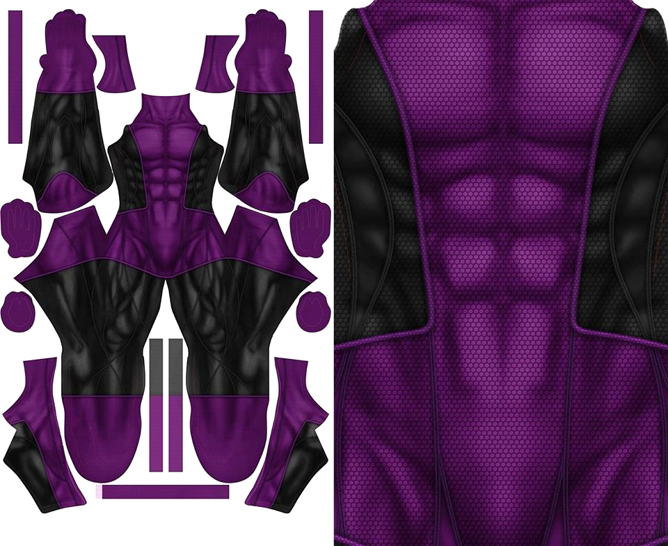 YELLOW DEADPOOL (detached mask) pattern file - SUPERGEEK DESIGNS