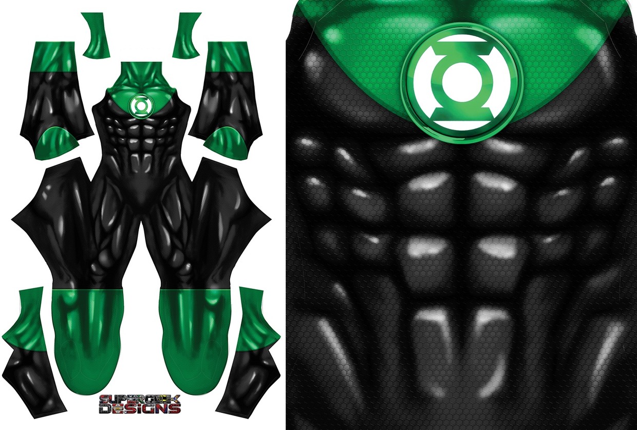 Green Later Pattern JOHN STEWART GREEN LANTERN pattern file - SUPERGEEK DESIGNS