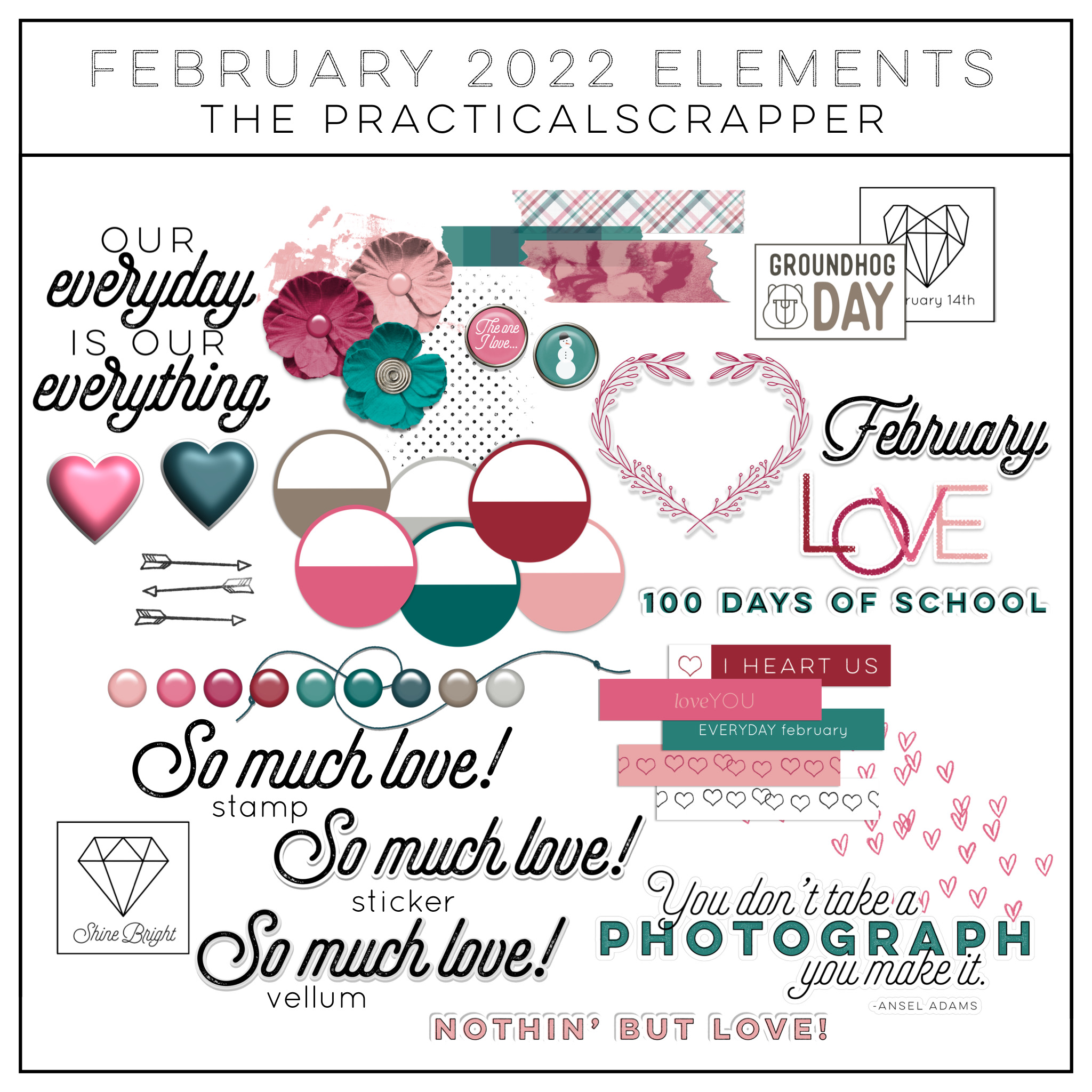 February 2022 Month By Month Elements