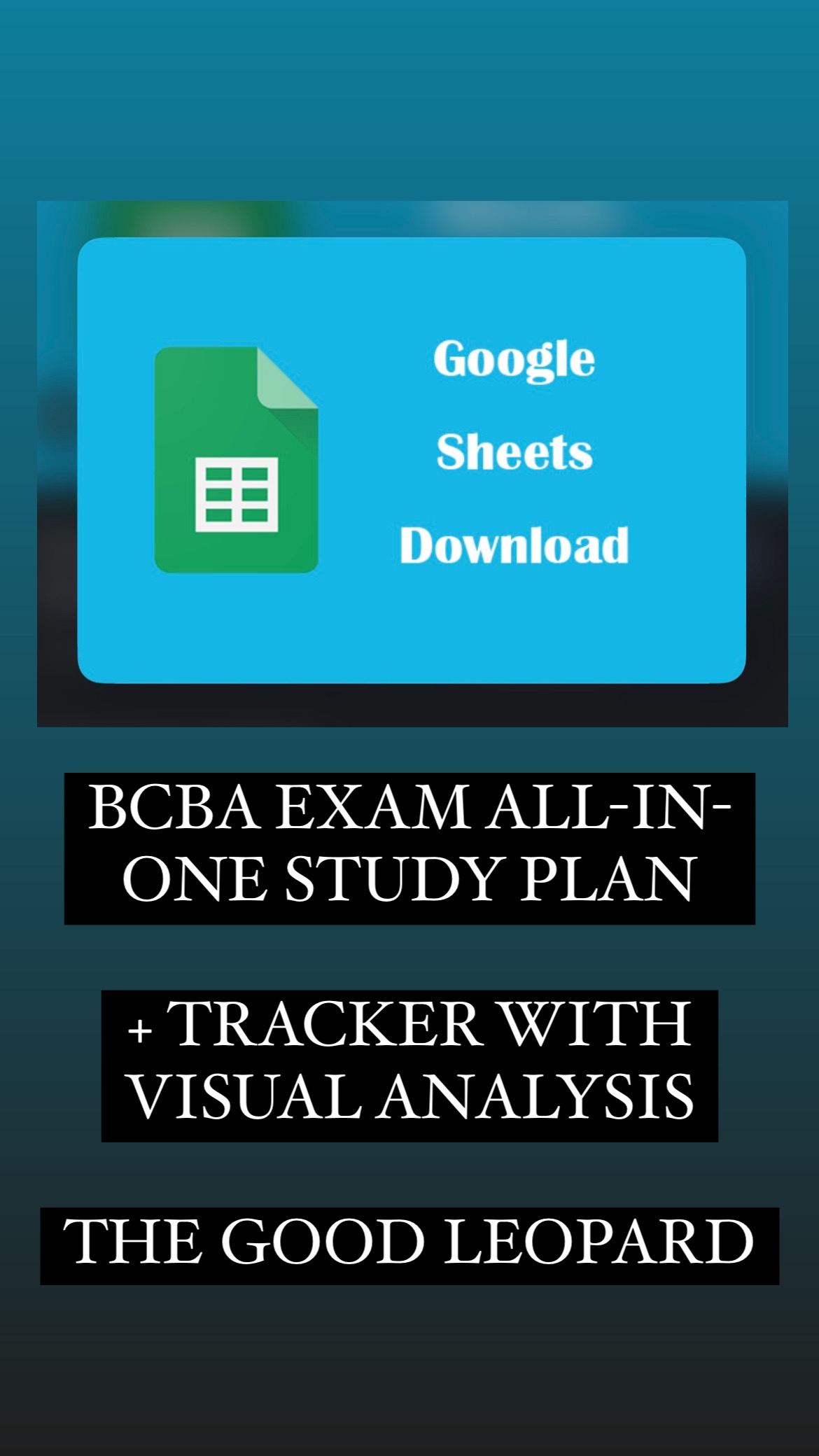 Study Plan Tracker Template