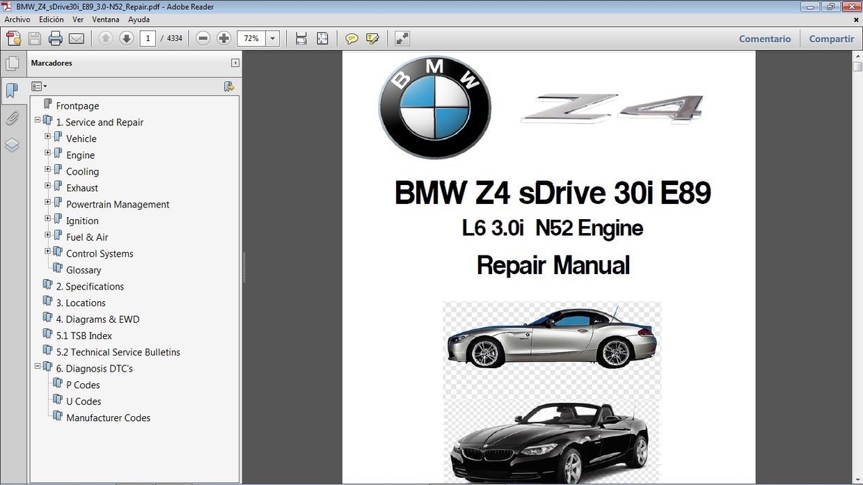 BMW Z4 sDrive 30i E89 Repair Manual Manual Car.Repair.Manuals