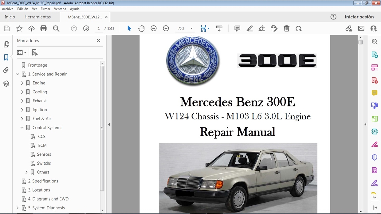 mercedes-benz-300e-w124-m103-workshop-repair-manual-car-repair-manuals