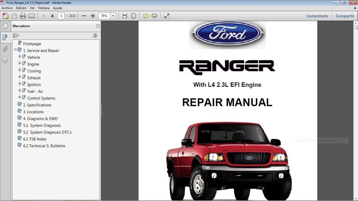 1989 Ford Ranger w/ Bed Cap Manual 4 Cylinder NO RESERVE Classic Ford