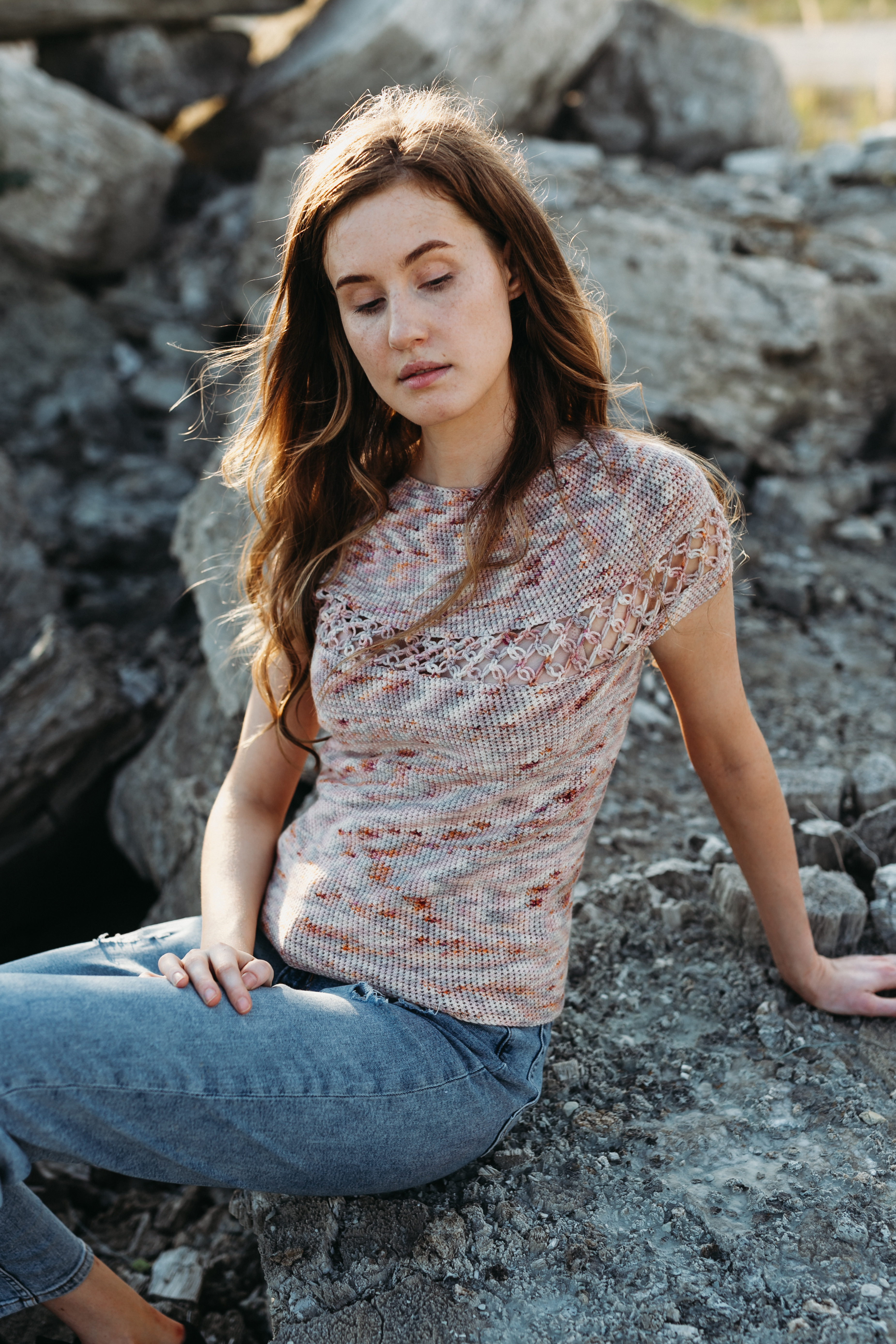 Wild Roses - crochet pattern PDF 