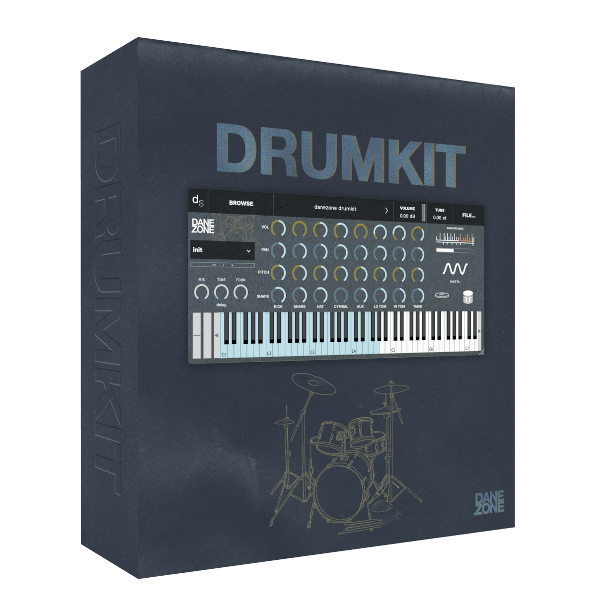 Drumkit Multisample Instrument - DANE.ZONE