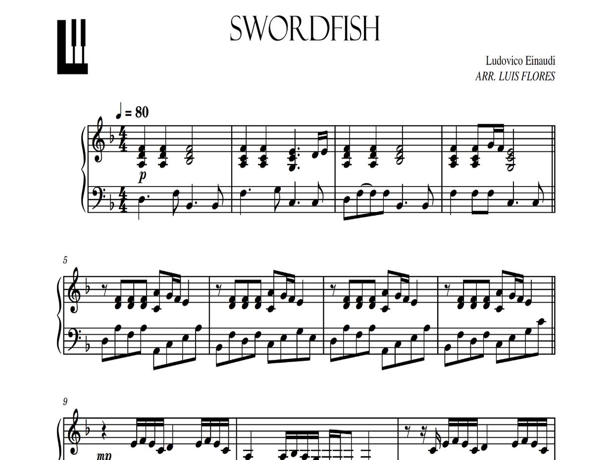Einaudi Swordfish KeysByLuis