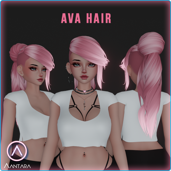 Ava Hair ALine Assets by Aantara