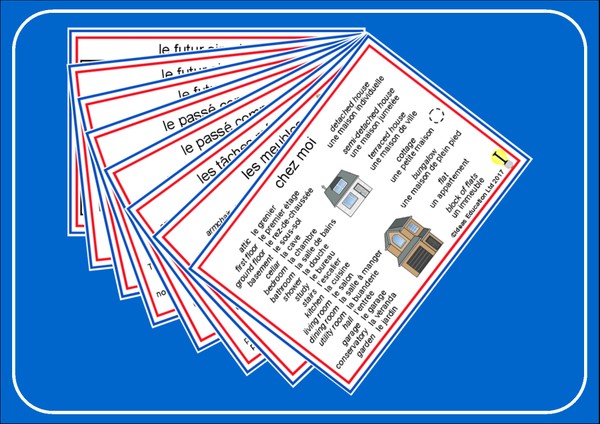 French Pocket Cards, set 5