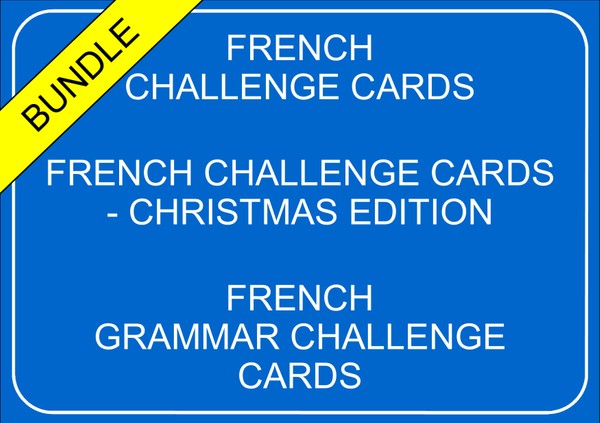 French Challenge Cards - Bundle