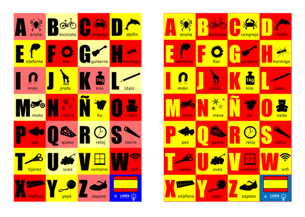 Spanish Alphabet Posters