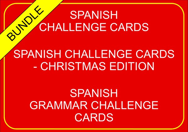 Spanish Challenge Cards - Bundle